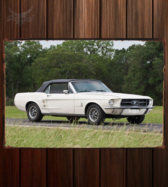 Металлическая табличка Mustang GT Convertible 463 Металлическая табличка Mustang GT Convertible 463